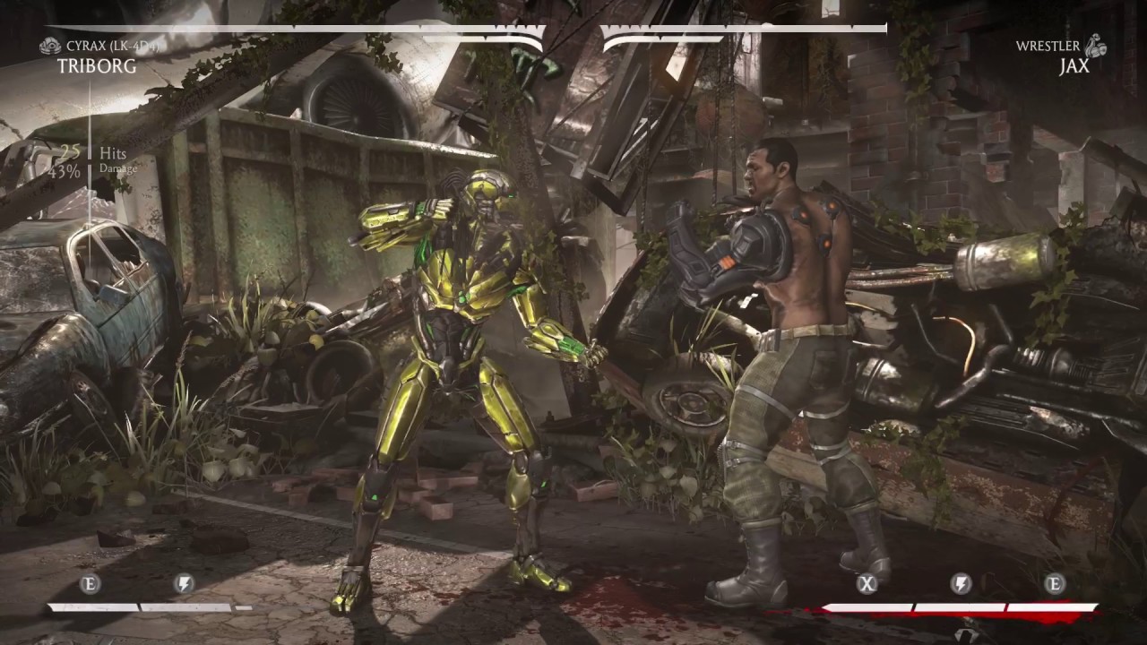 MKX - Triborg (Cyrax) Combos and a 64% Damage HTB Setup by ScarsUnseen