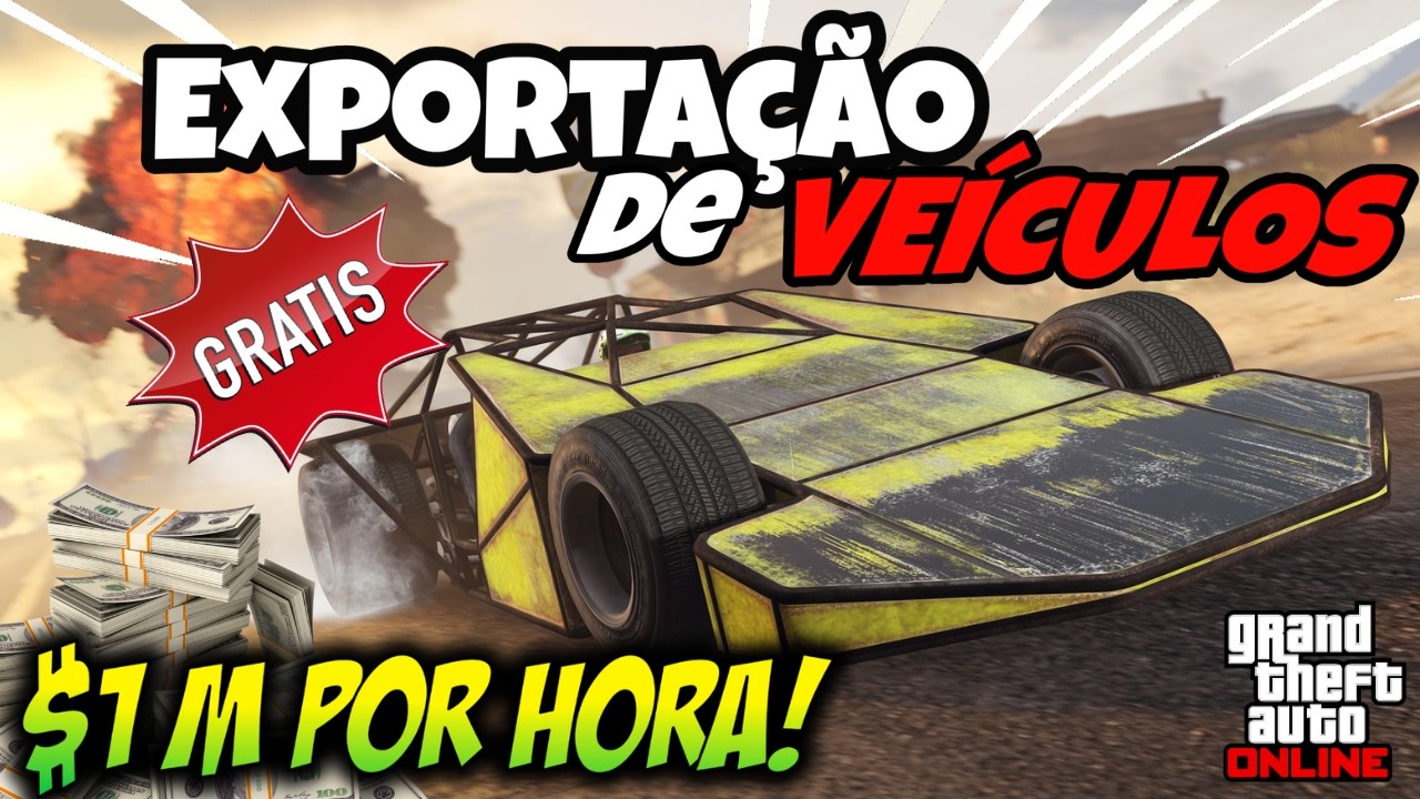 $1 MILHÃO POR HORA! MELHOR MÉTODO DE EXPORTAÇÃO PARA FICAR RICO | GTA Online (SOLO)