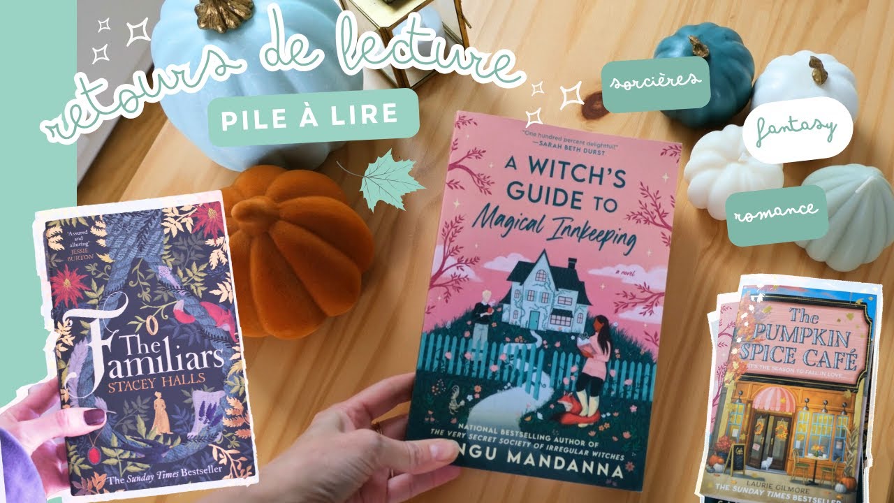 Lectures cocooning du moment 📚 | Sorcières, fantasy & cosy romance ✨