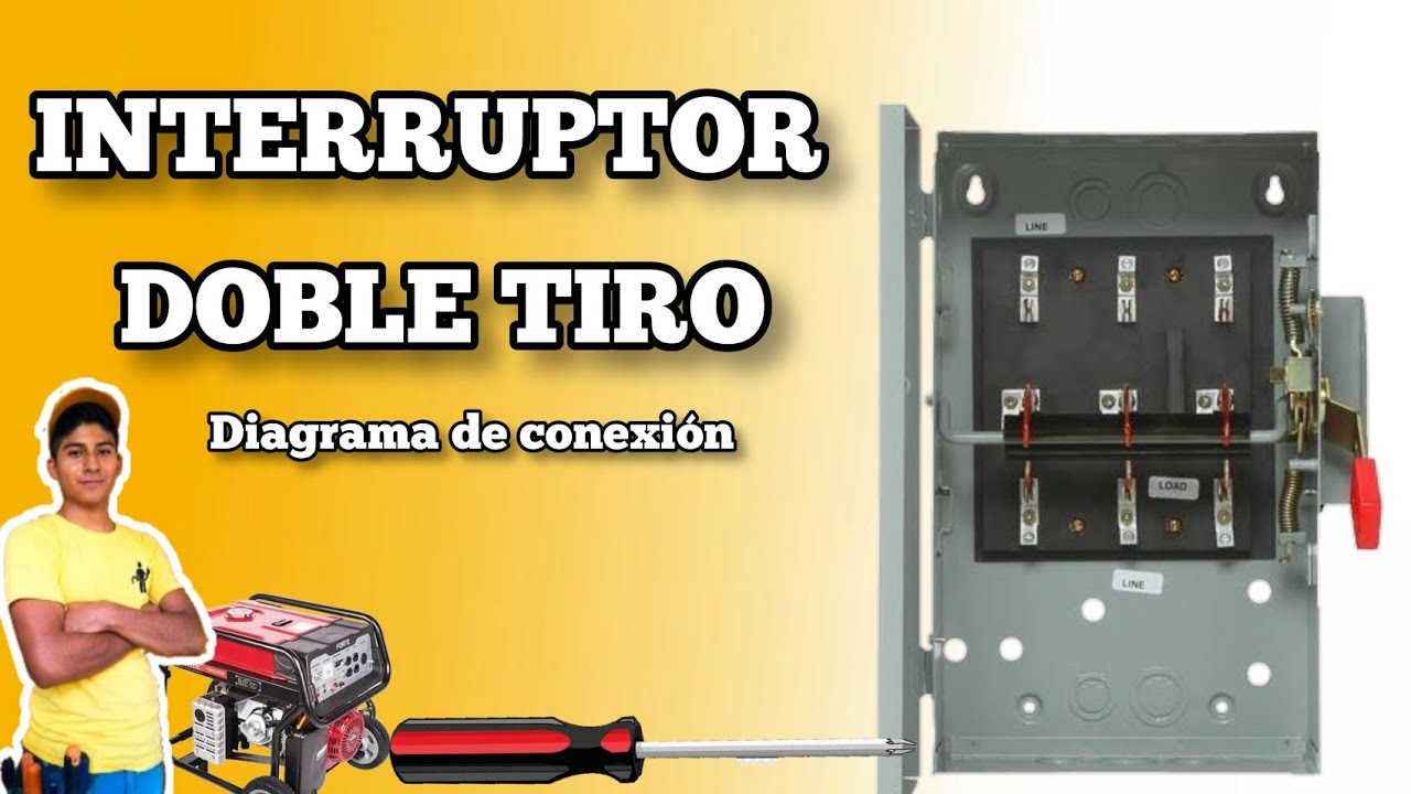 COMO CONECTAR INTERRUPTOR DOBLE TIRO A 127v