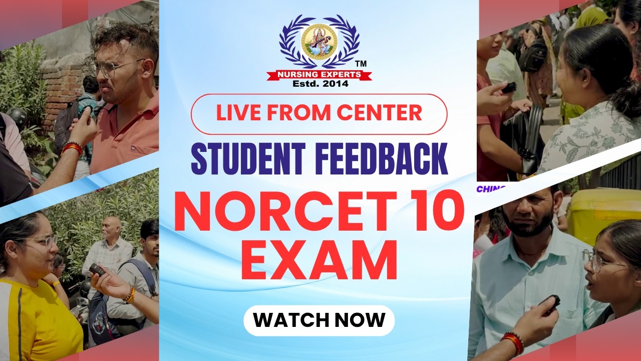 NORCET 10 Exam | Student Feedback Live From Center #norcet