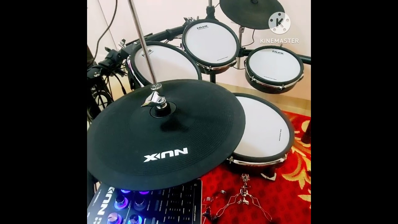 Cara Merekam Drum Elektrik Nux DM8 Langsung Ke HP Tanpa ribet..