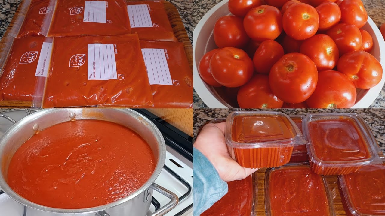 تحضيرات رمضان 2026 جبت ليك أحسن طريقة المعجون الطماطم صلصة البيتزا بأسهل الطريقة