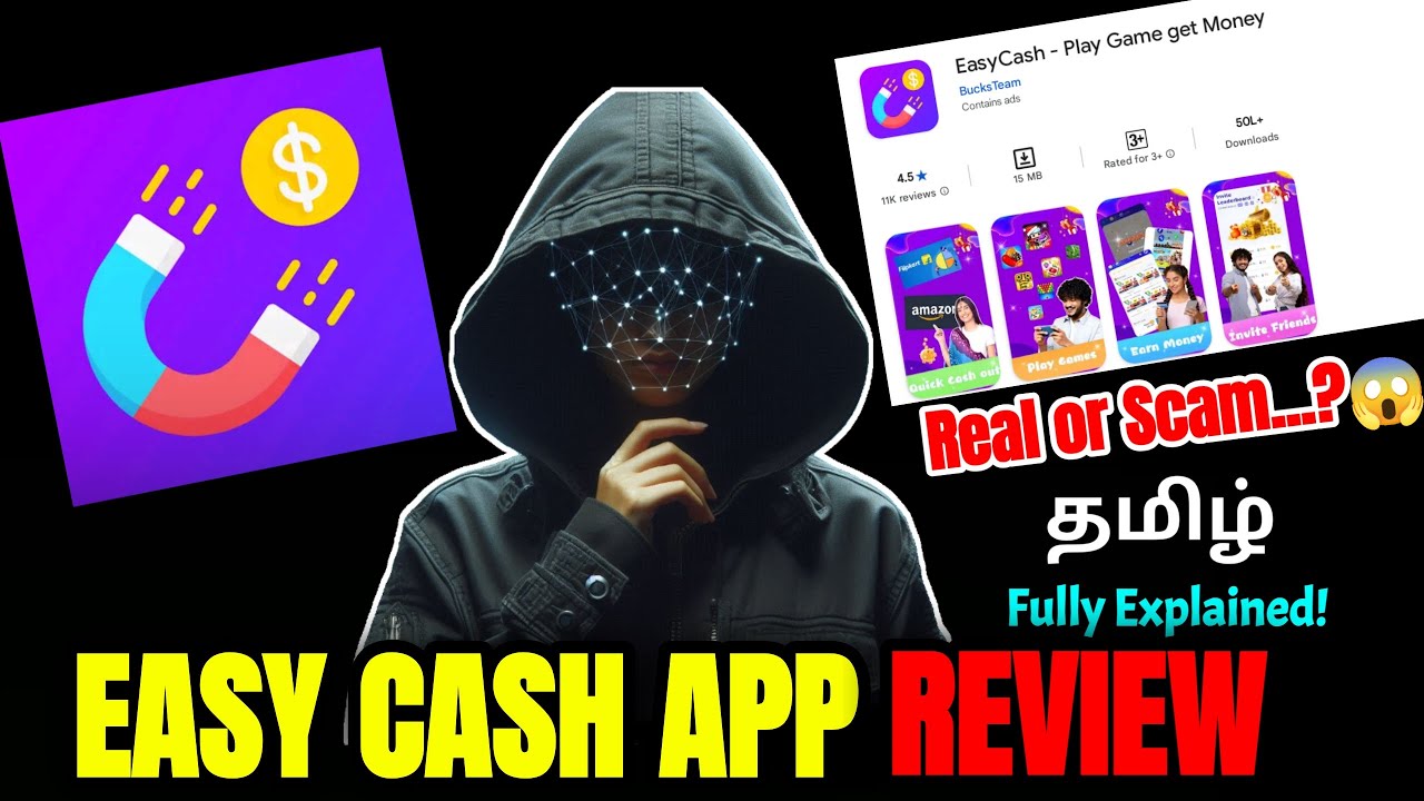 Easy Cash App Real or Scam? Full Review in Tamil | Play Game Get money? Time Review