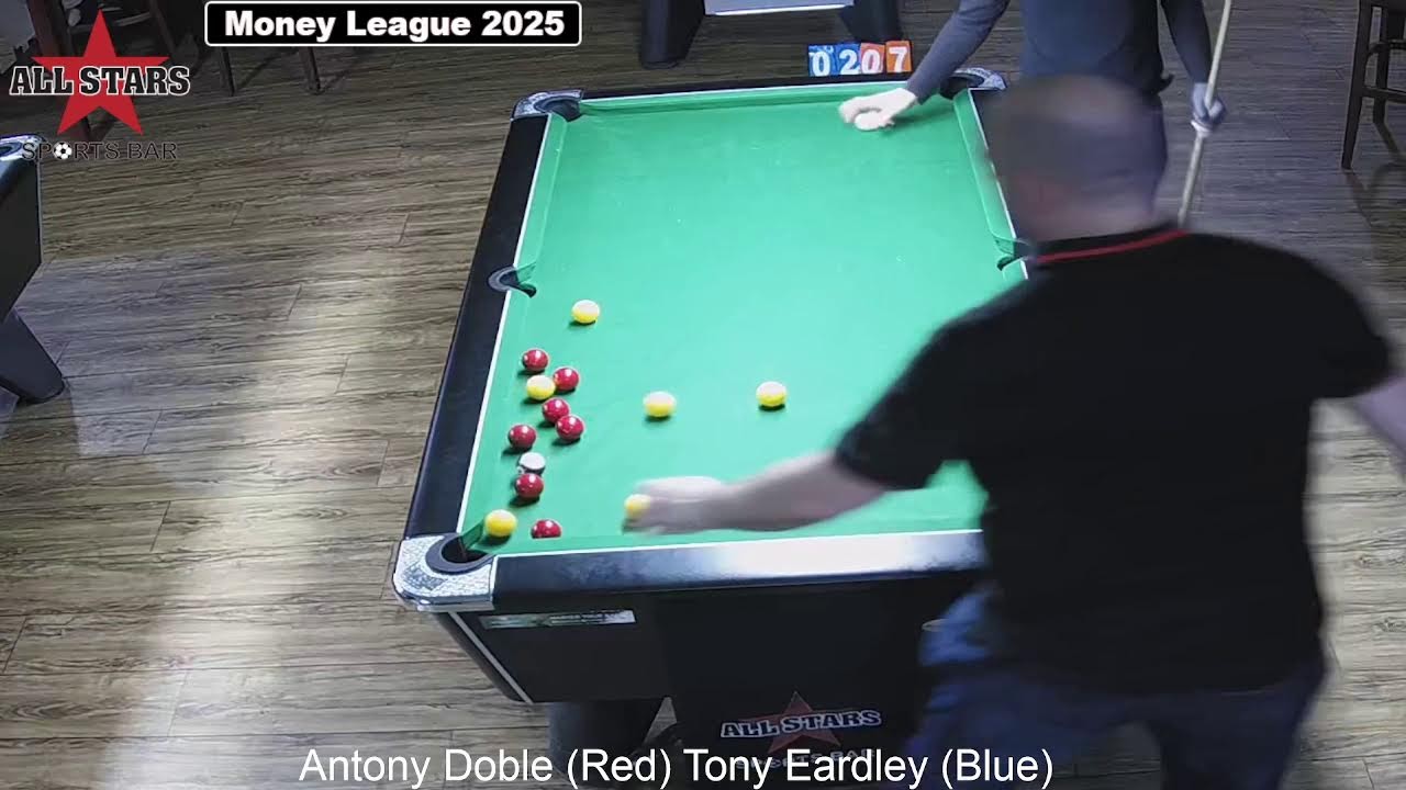 Allstars Weston Money League Antony Doble Vs Tony Eardley