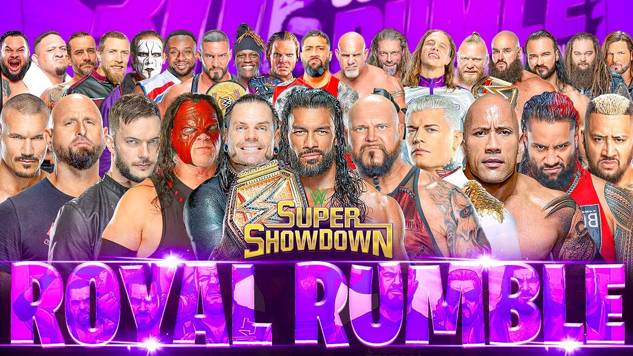 WWE 2K25 Super ShowDown Royal Rumble – Insane Eliminations Compilation!