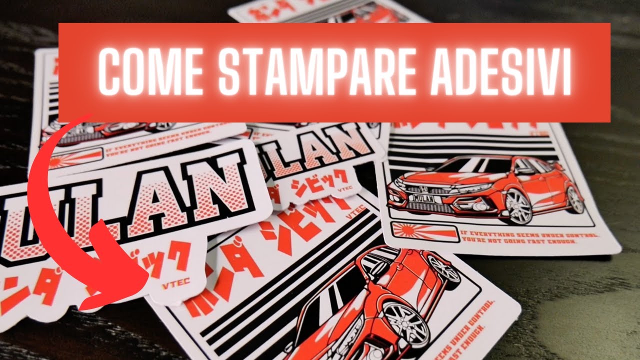 Come Stampare Gli Adesivi