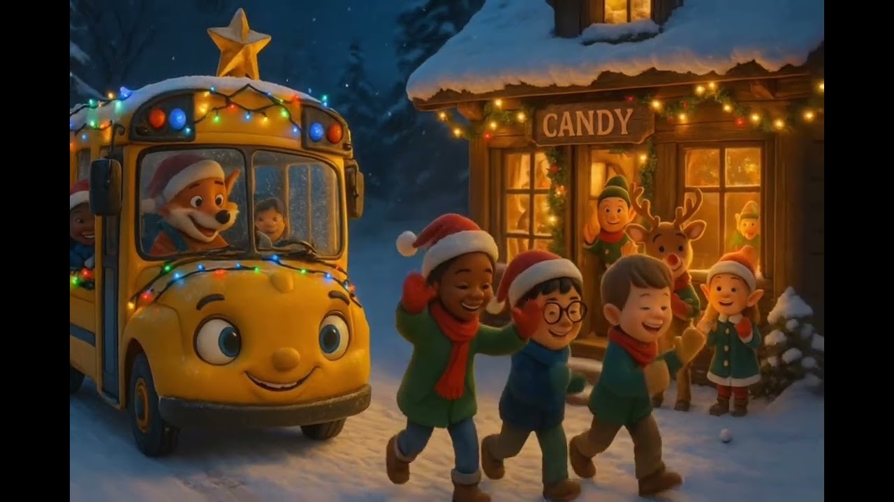 🎅 The Christmas Bus Song Compilation 🚍🎄 Best Holiday Songs & Fun Videos for Kids