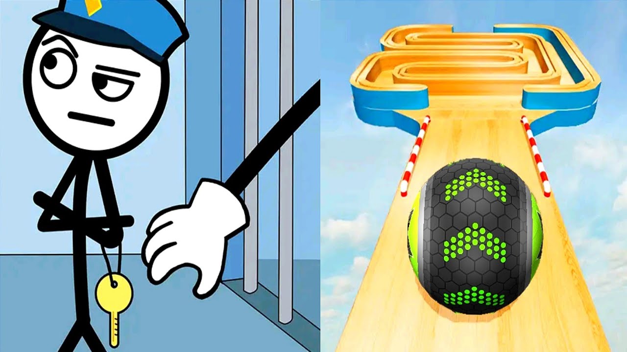 Thief Puzzle vs Going Balls - Satisfying ASMR Mobile Games All Levels