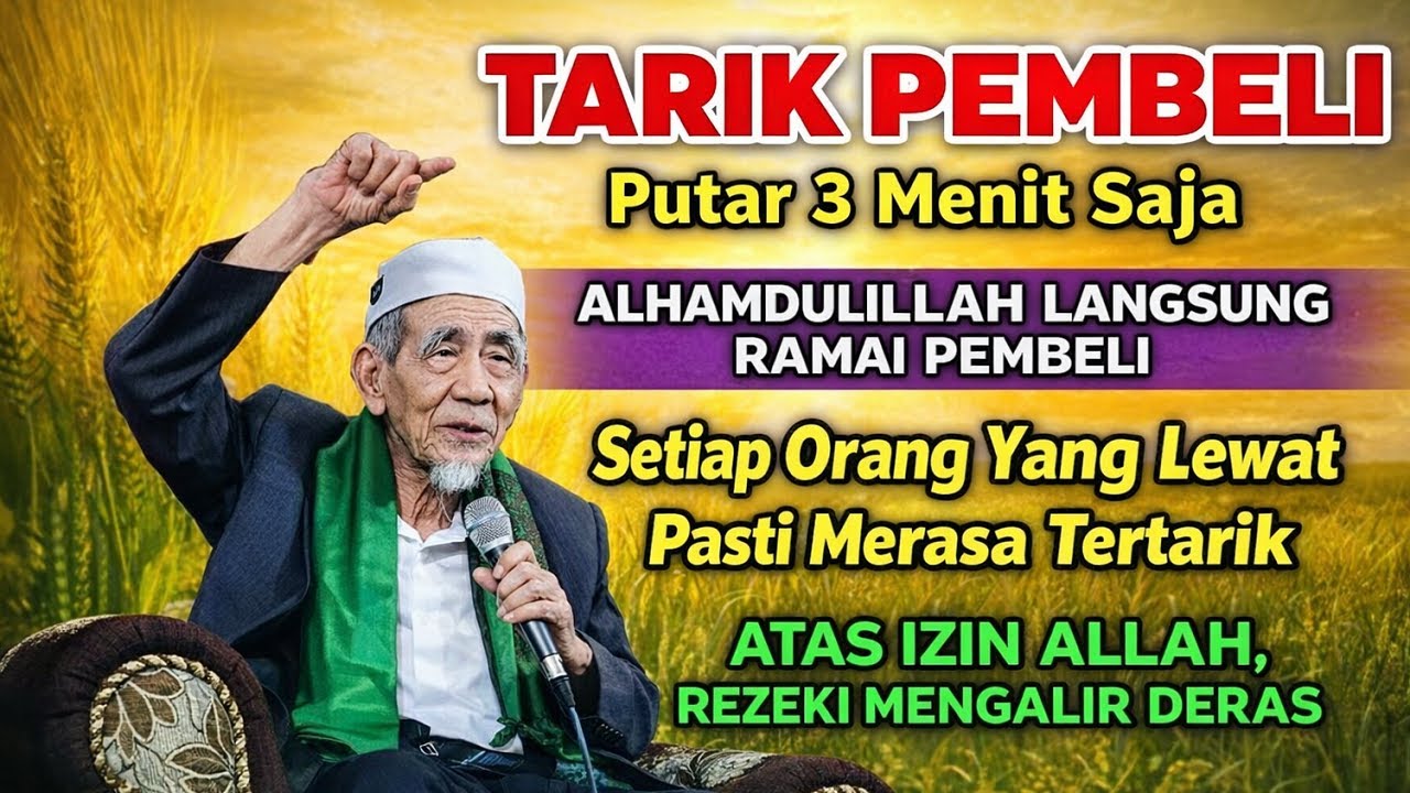 TARIK PEMBELI !! PUTAR 3 MENIT DOA PELARIS DAGANGAN INI ALHAMDULILLAH ORANG LEWAT TERTARIK MEMBELI