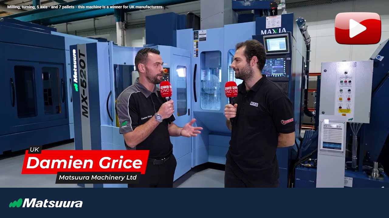 Milling, turning, 5 axis - and 7 pallets: this machine is a winner for UK machining companies