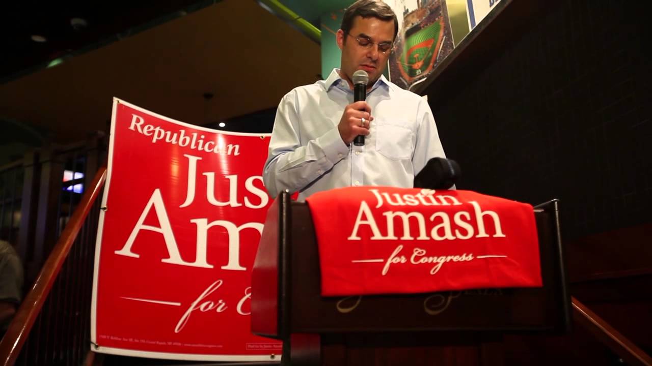Watch Justin Amash attack Brian Ellis: 'You owe my family and this community an apology'
