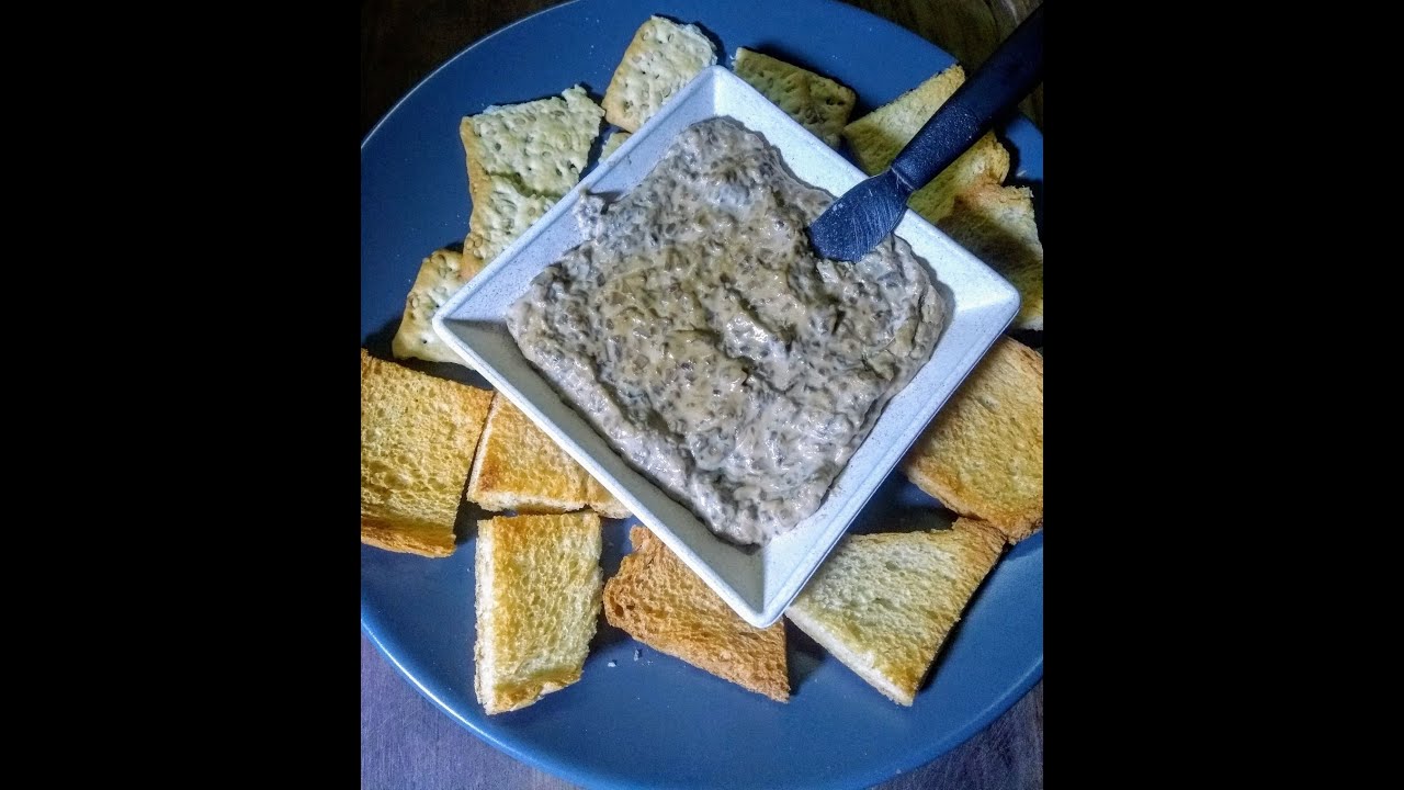 PATÊ de COGUMELO Paris - Champignon, uma delicia para qualquer ocasião! Pronto em 5min.