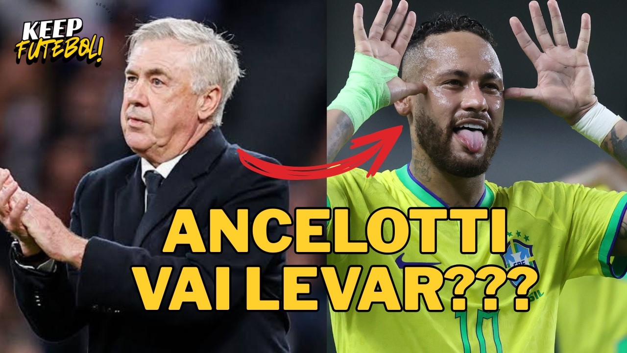 🚨EITA! NEYMAR É POUPADO E PREOCUPA ANCELOTTI...