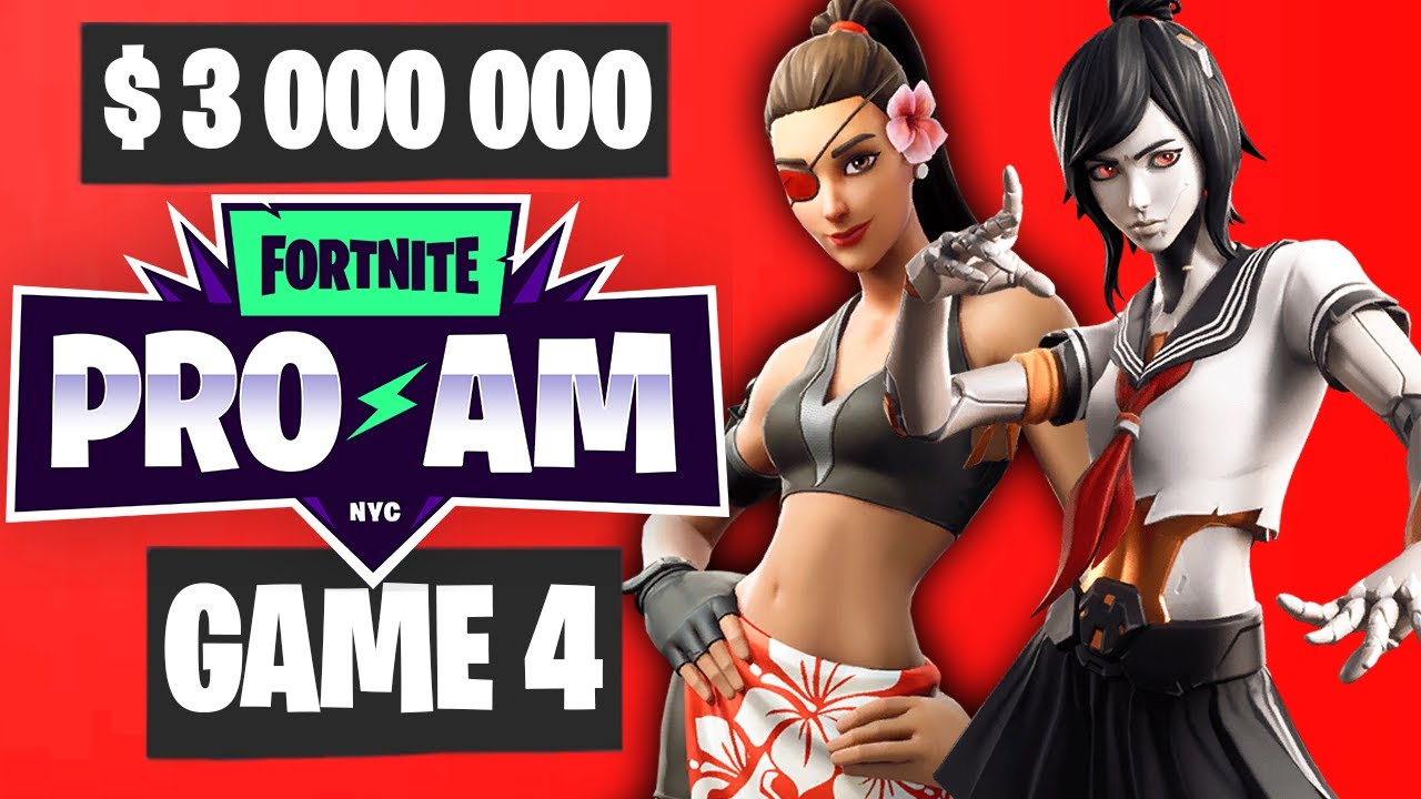 Fortnite World Cup PRO AM Game 4 Highlights [Fortnite World Cup Highlights]