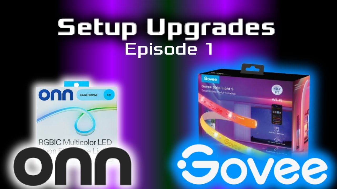 Обновления и настройка. Эпизод 1 - Многоцветная светодиодная лента Onn RGBIC/Govee Strip Light S