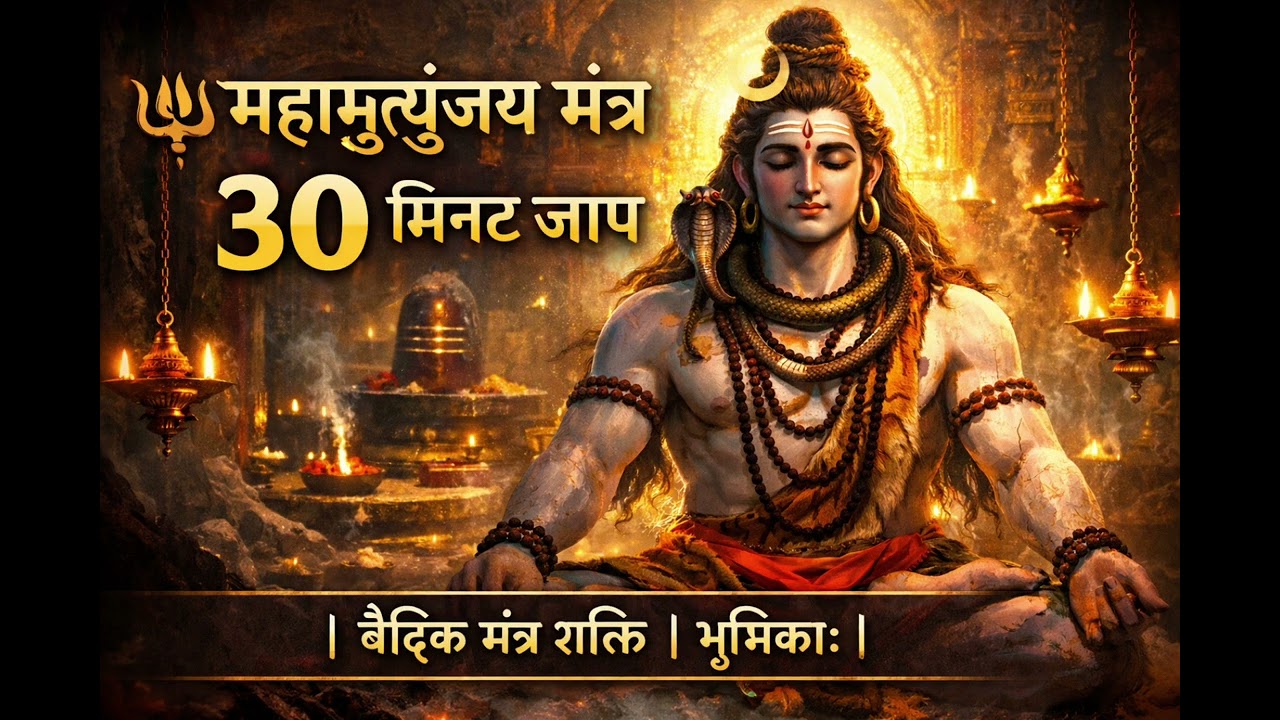 🔱 30 Minute Maha Mrityunjaya Mantra | Deep Meditation | Lord Shiva Mantra