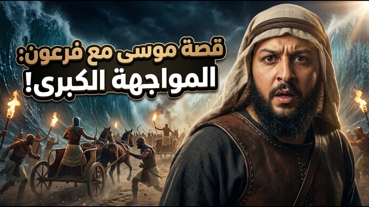 قصة سيدنا موسى مع فرعون من البداية إلى النهاية  كاملة #موسى_عليه_السلام