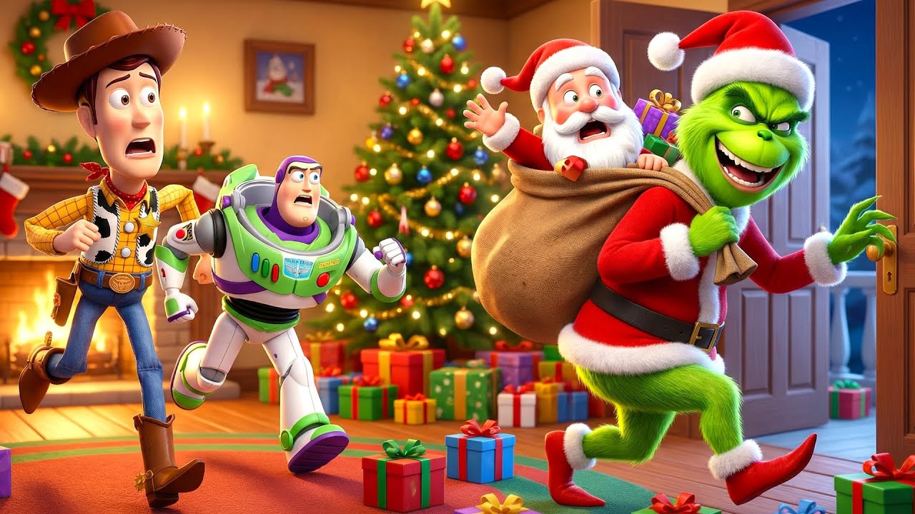 ⭐ TOY STORY: Woody & Buzz’s Race to Rescue Santa Before Christmas Night