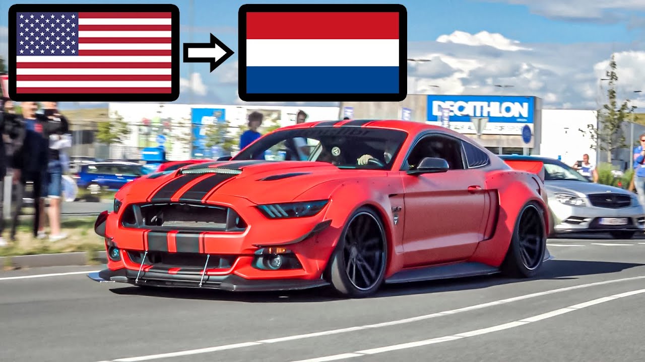 American Muscle Cars in Europe Compilation 2020-2021 (The Netherlands)