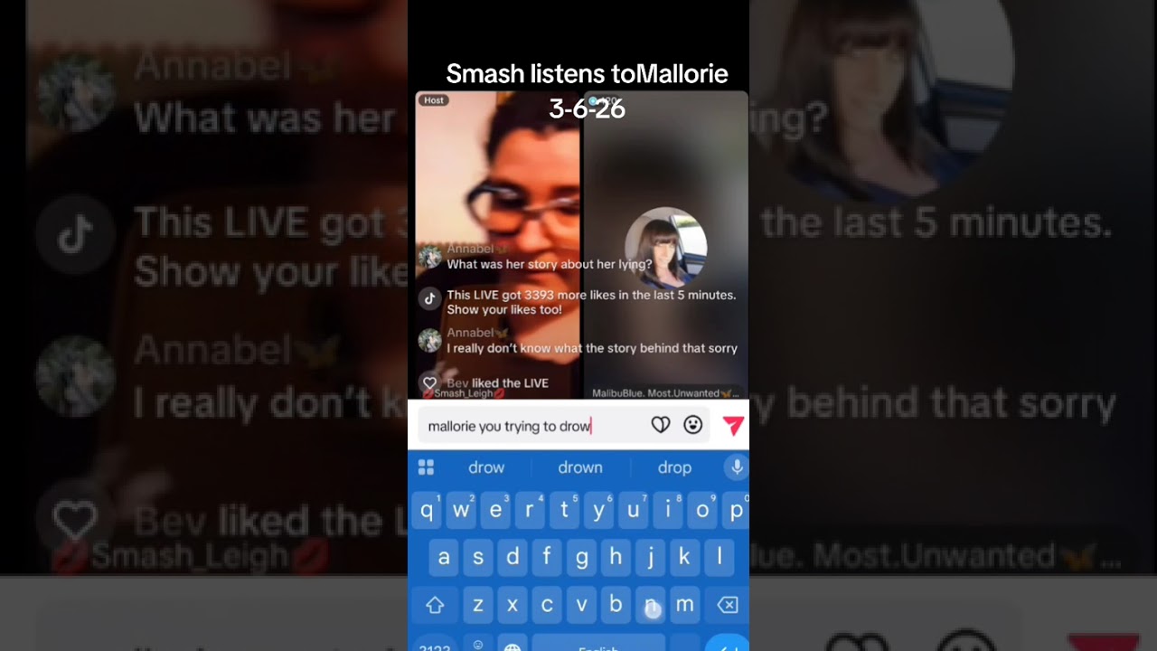 Mallorie repeating the same lies 3-6-26