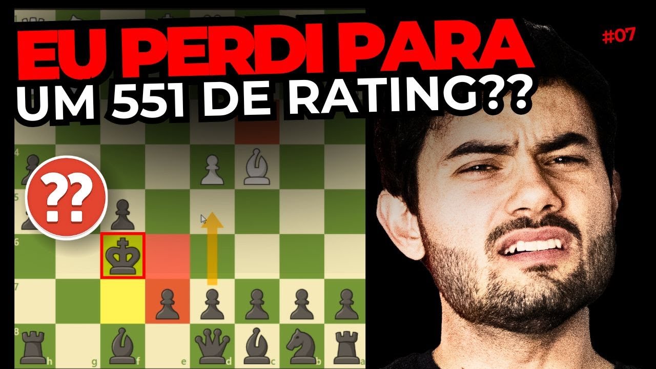 Enfrentei o 550 de rating mais FORTE do chess.com e fiquei PERDIDO! Speedrun Xadrez Online #ep07