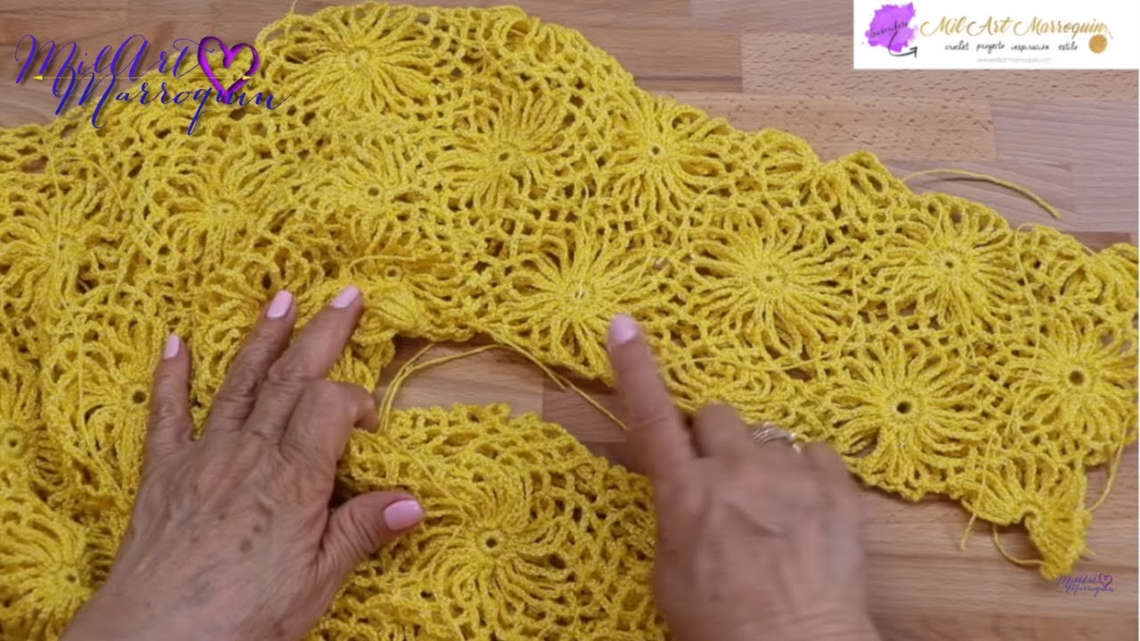 Blusa Crochet Mediana Manga Larga paso a paso (cc)