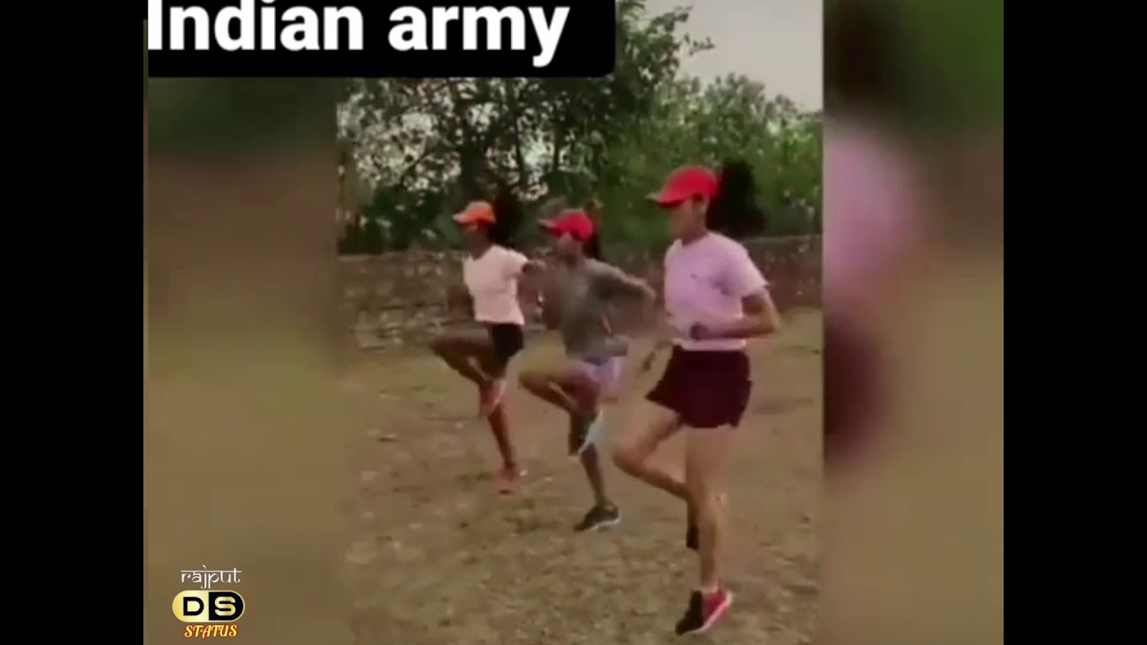 INDIAN Army Girls Practice Status