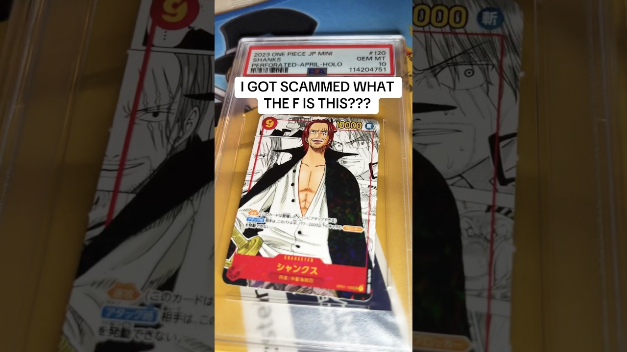 They SCAMMED Me?? My One Piece Manga Rare Shanks Came Like THIS&hellip;
