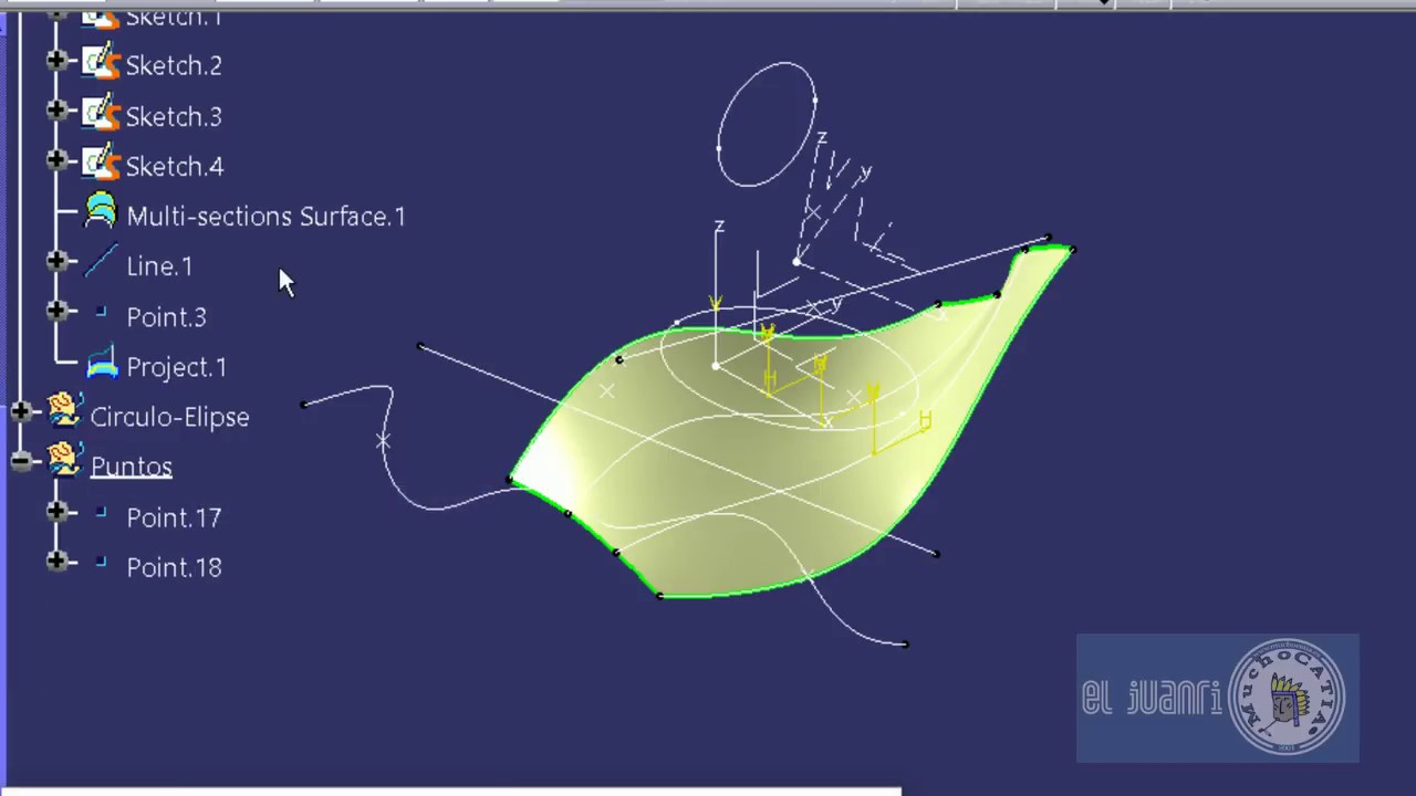 CATIA V5 desde cero. Leccion 001 Punto