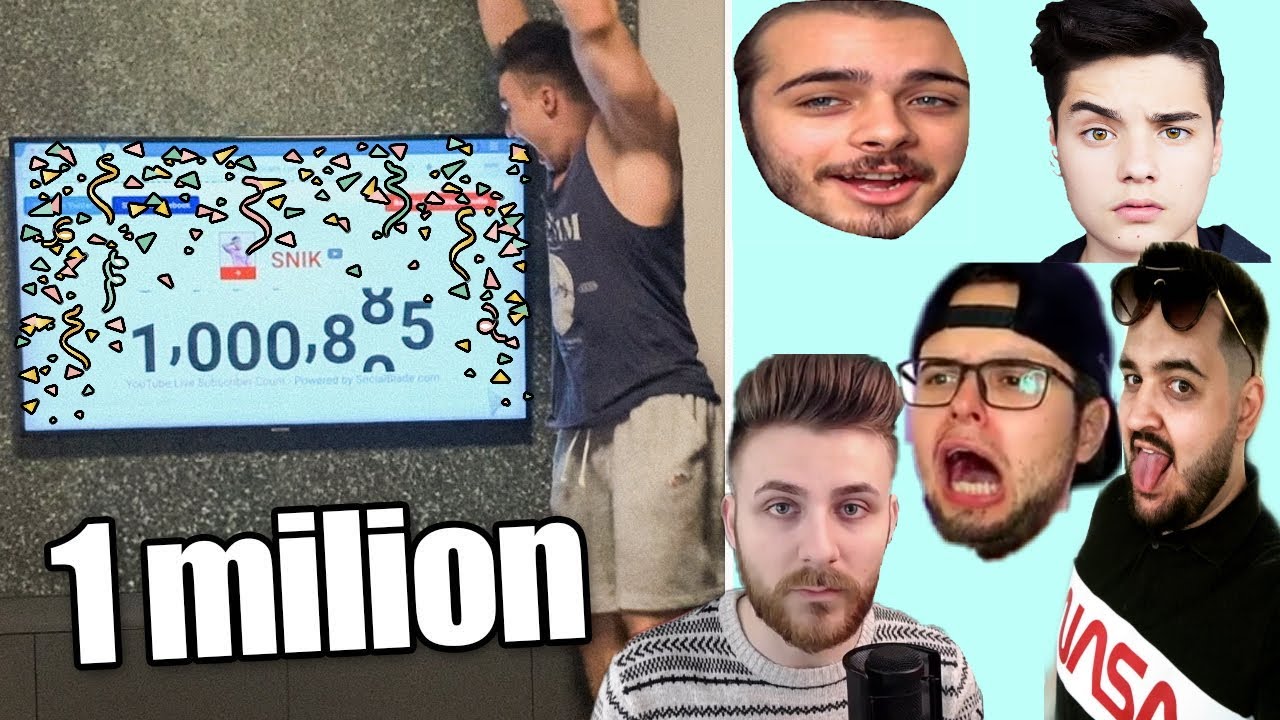 REACTIA YOUTUBERILOR ROMANI LA 1 MILION DE ABONATI | 1