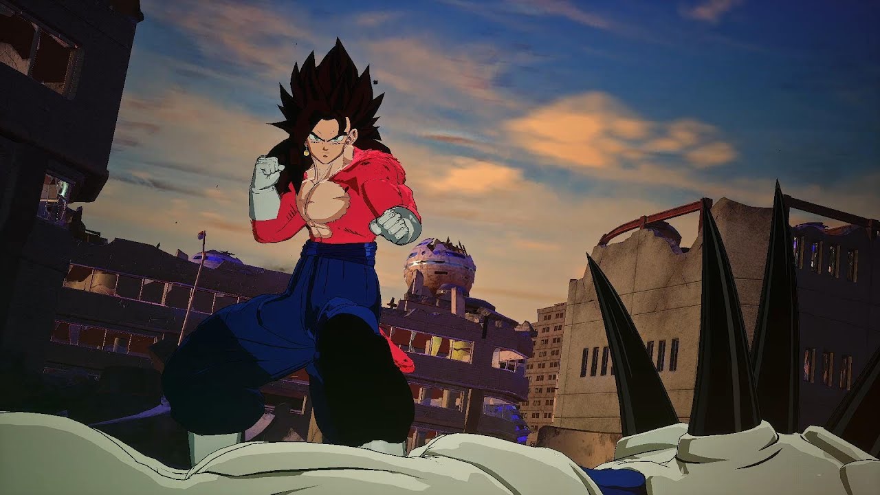 What if GT Goku and Vegeta fused into Vegito Against Syn Shenron