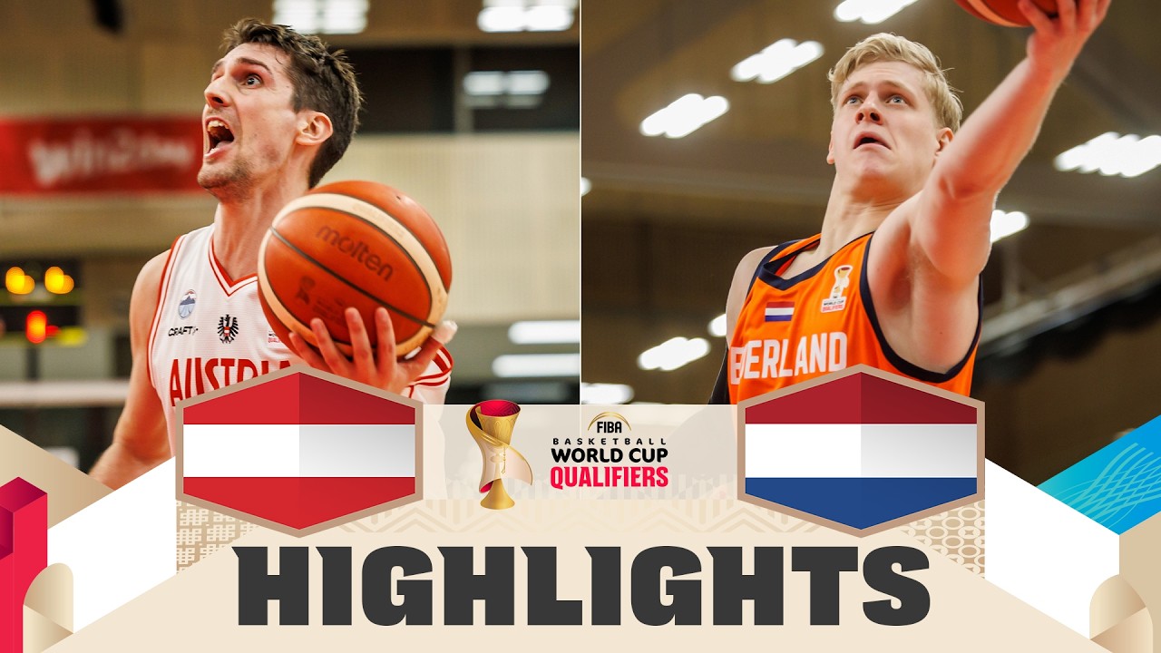 Austria 🇦🇹 v Netherlands 🇳🇱 | Highlights | FIBA Basketball World Cup 2027 European Qualifiers