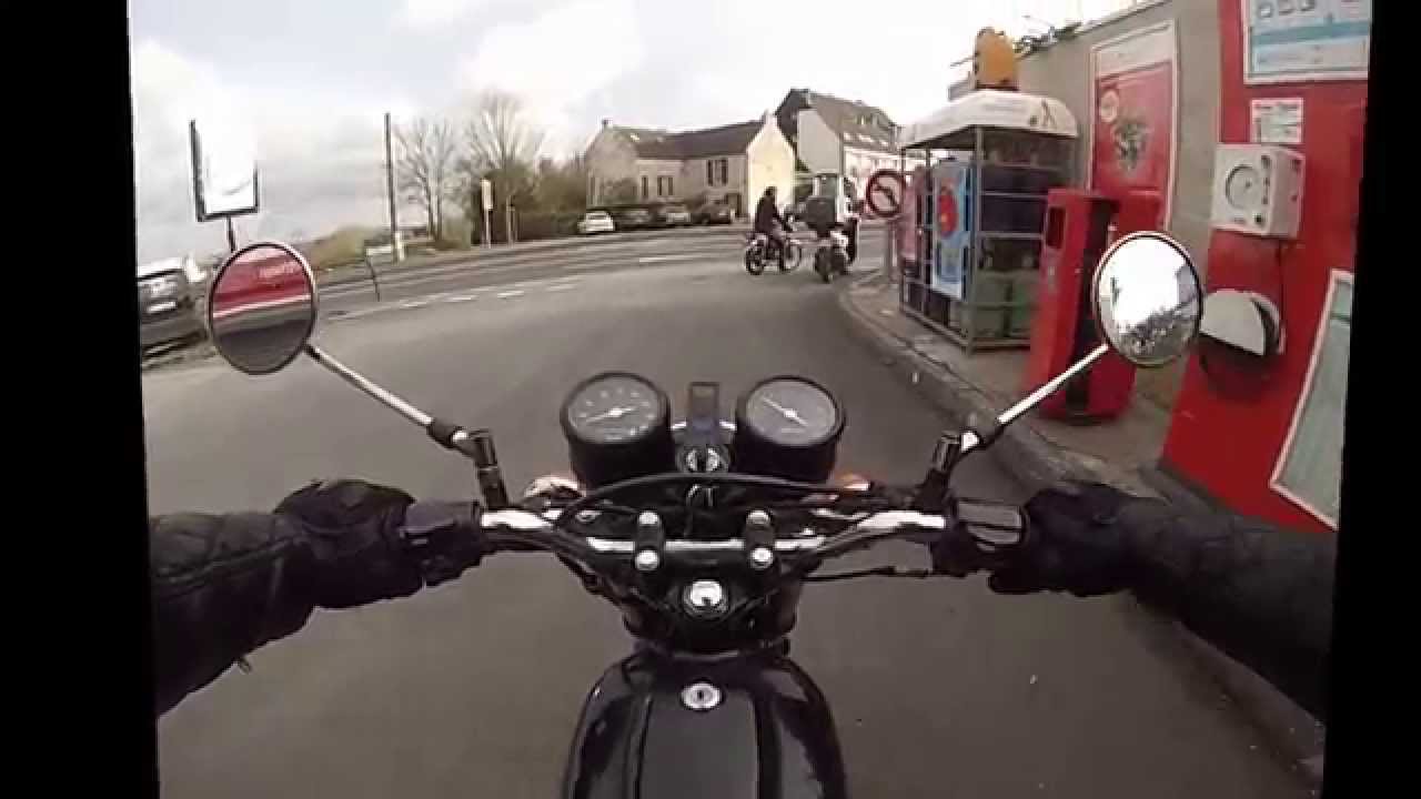 GoPro Caen Honda CB125T2(1979) vs Honda CB123S3(1974)