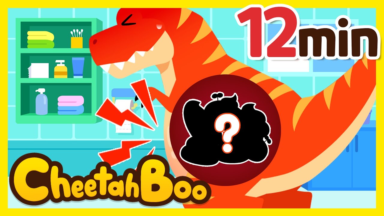 Let's save Tyrannosaurus | Dino Poo poo | Dinosaurs for kids | Counting Numbers | | #Cheetahboo