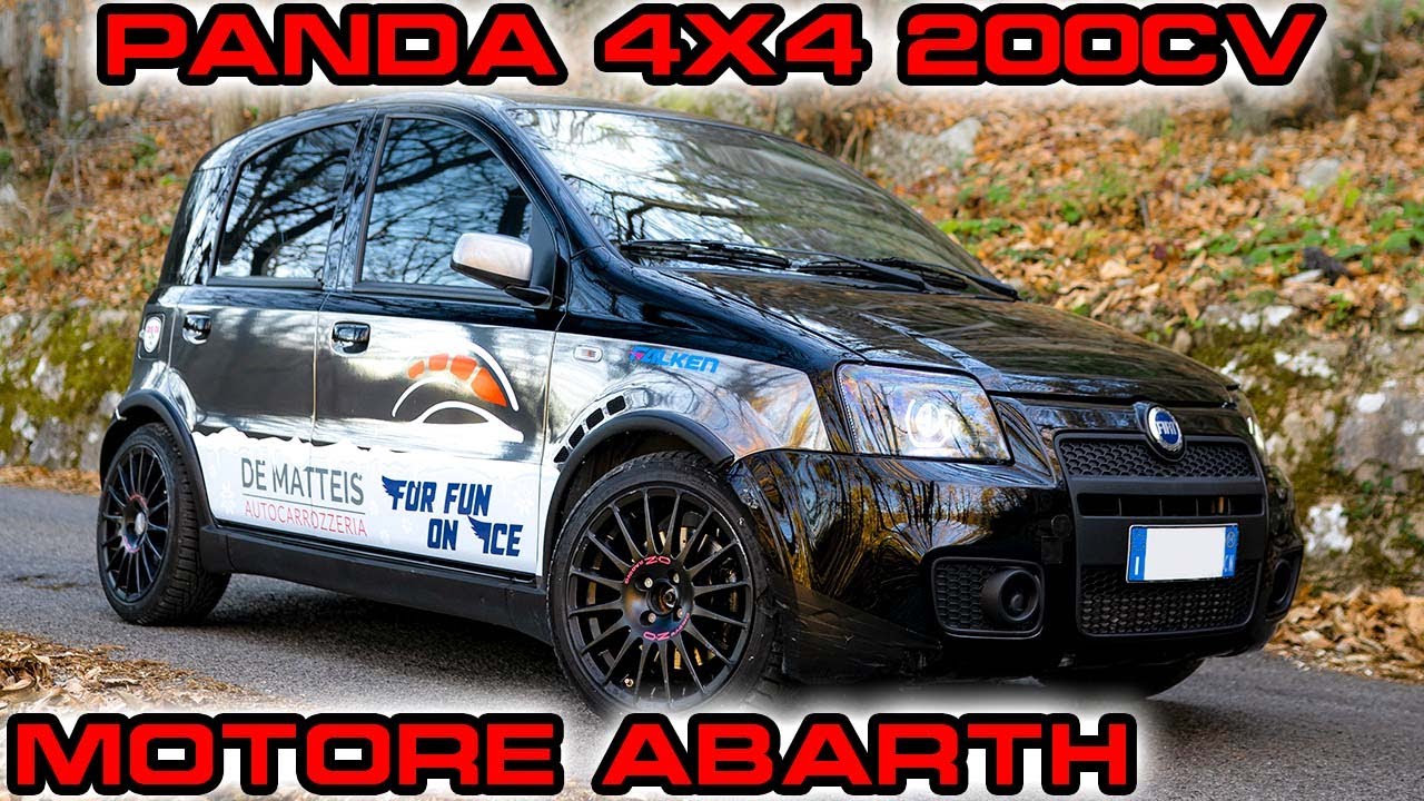PANDA 4X4 SWAP TJET ABARTH?! Si vola con oltre 200 cavalli!