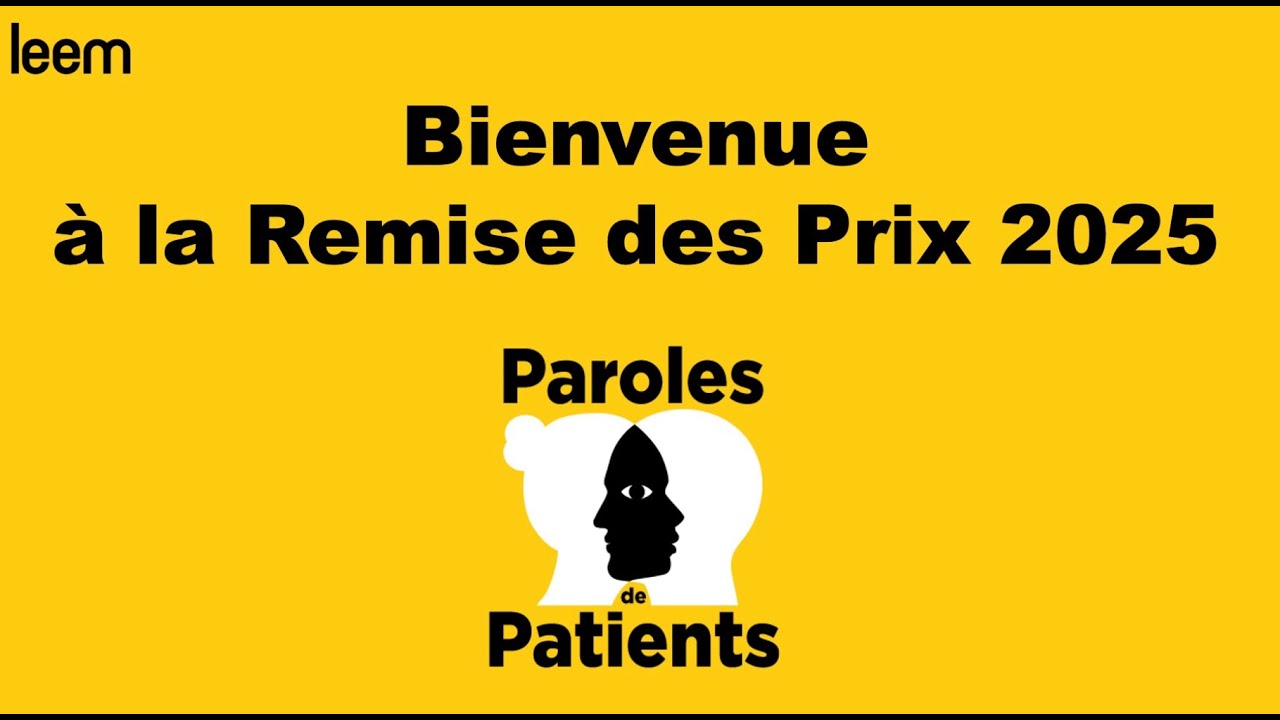 Le Replay - Remise des prix Paroles et Talents de patients, édition 2025 : 