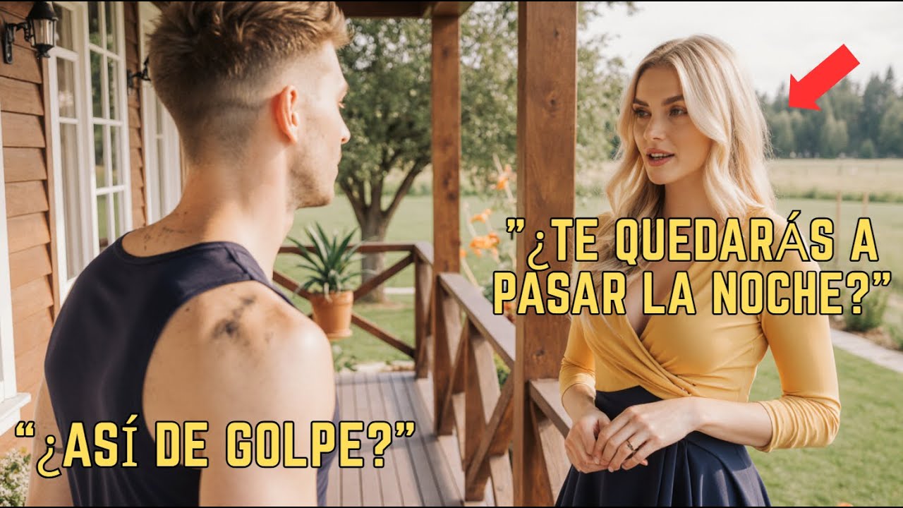 Mi joven vecina me invitó tras el funeral de su esposo…y me pidió: