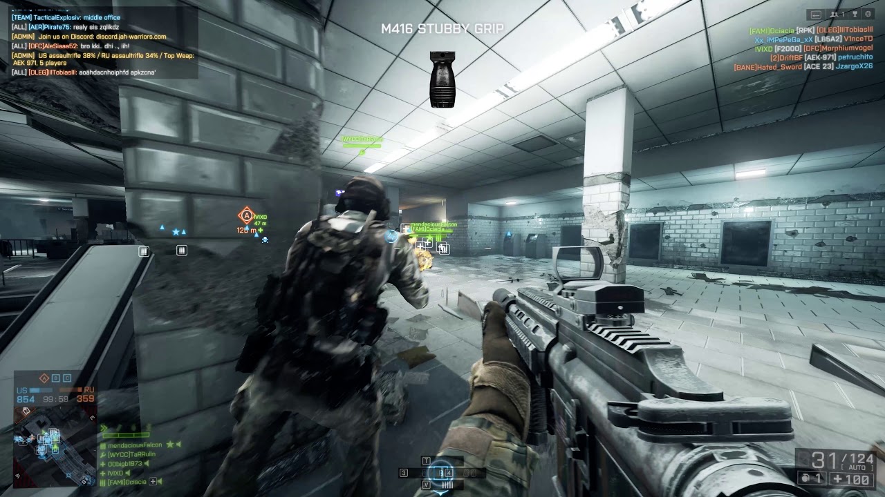 BF4 metro M416 the M16A3 of BF4  4K
