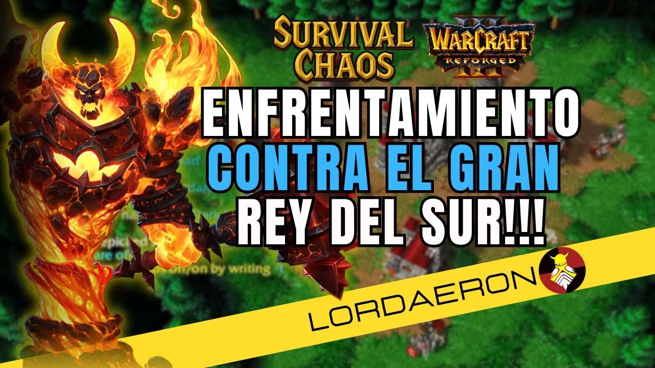 RAGNAROS el actor pagado!!! | Warcraft 3 Survival Chaos (LORDAERON)