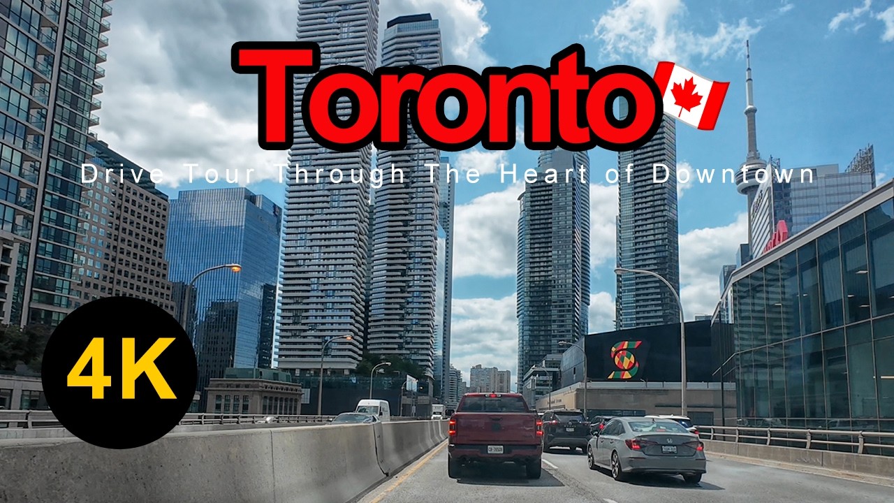 TORONTO CANADA'S THE MOST BEAUTIFUL CITY | SUMMER DRIVE TOUR 2025 | 4K UHD