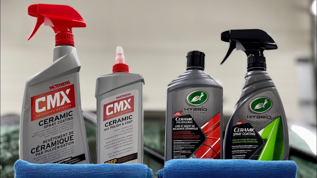 CMX vs. Hybrid Solutions - Comparing Mothers and Turtle wax - ceramic polishes and spray coatings!