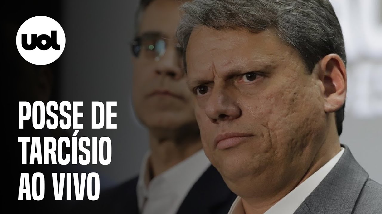 🔴 Ao vivo: Posse de Tarcísio de Freitas como novo governador de SP