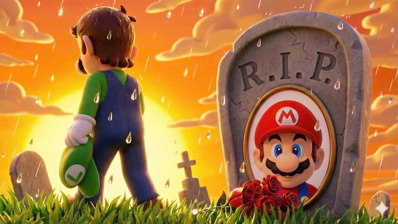 Luigi se despide de Mario😭...La Triste Historia de Mario | Súper Mario Bros La Película