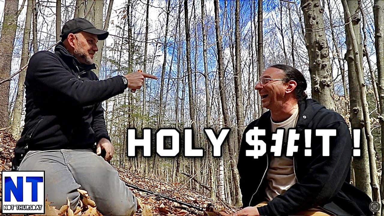Holy crap ! he just found the oldest US coin metal detecting with the Fisher F19