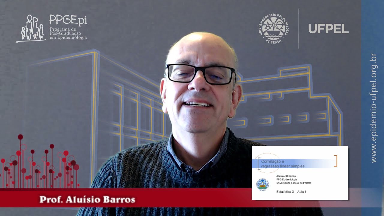 Aluisio Barros: Estatística 3 - aula 1a - correlação
