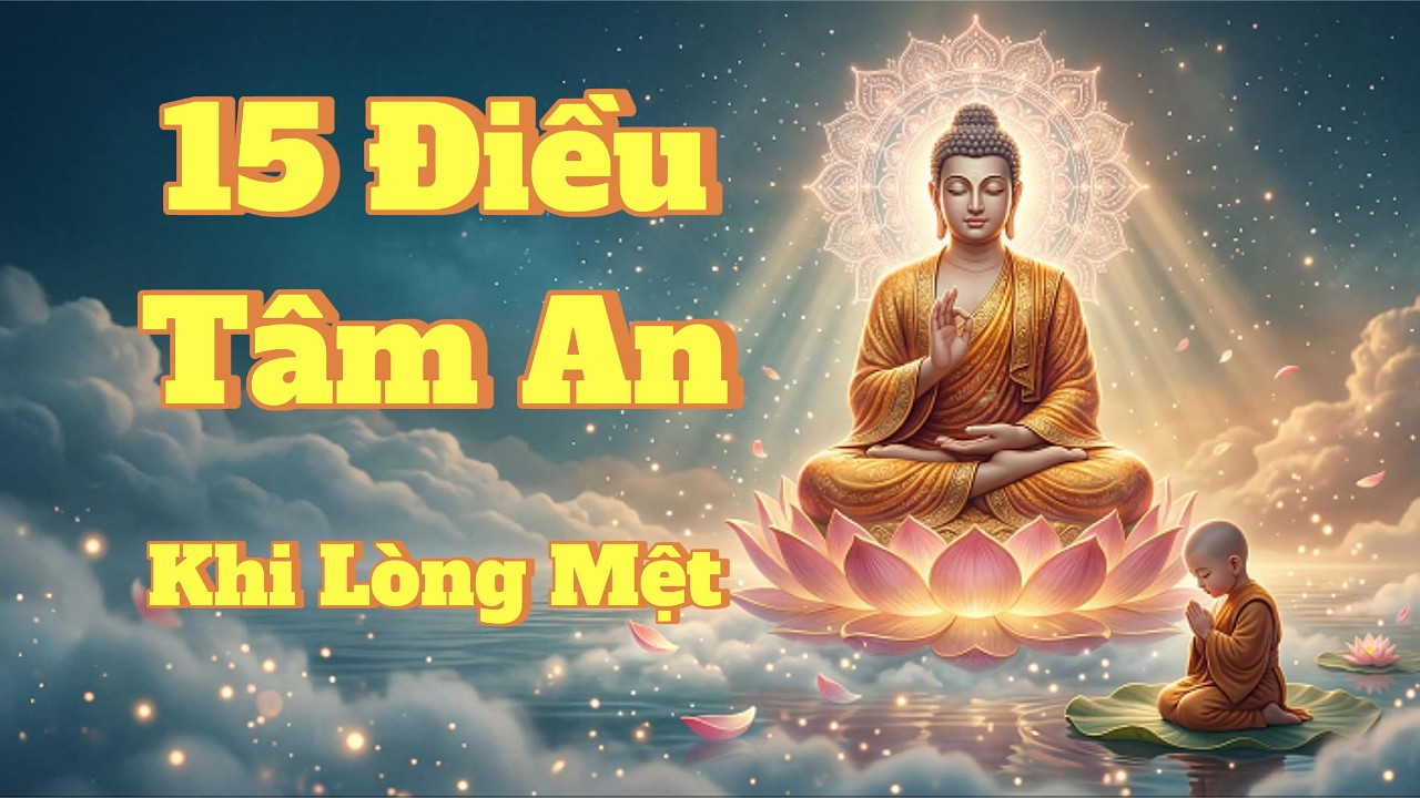 15 ĐIỀU GIÚP TÂM AN KHI LÒNG MỆT 🌿 #TamAn #PhatPhap #Thien #ChanhNiem #NguNgon #TinhThuc