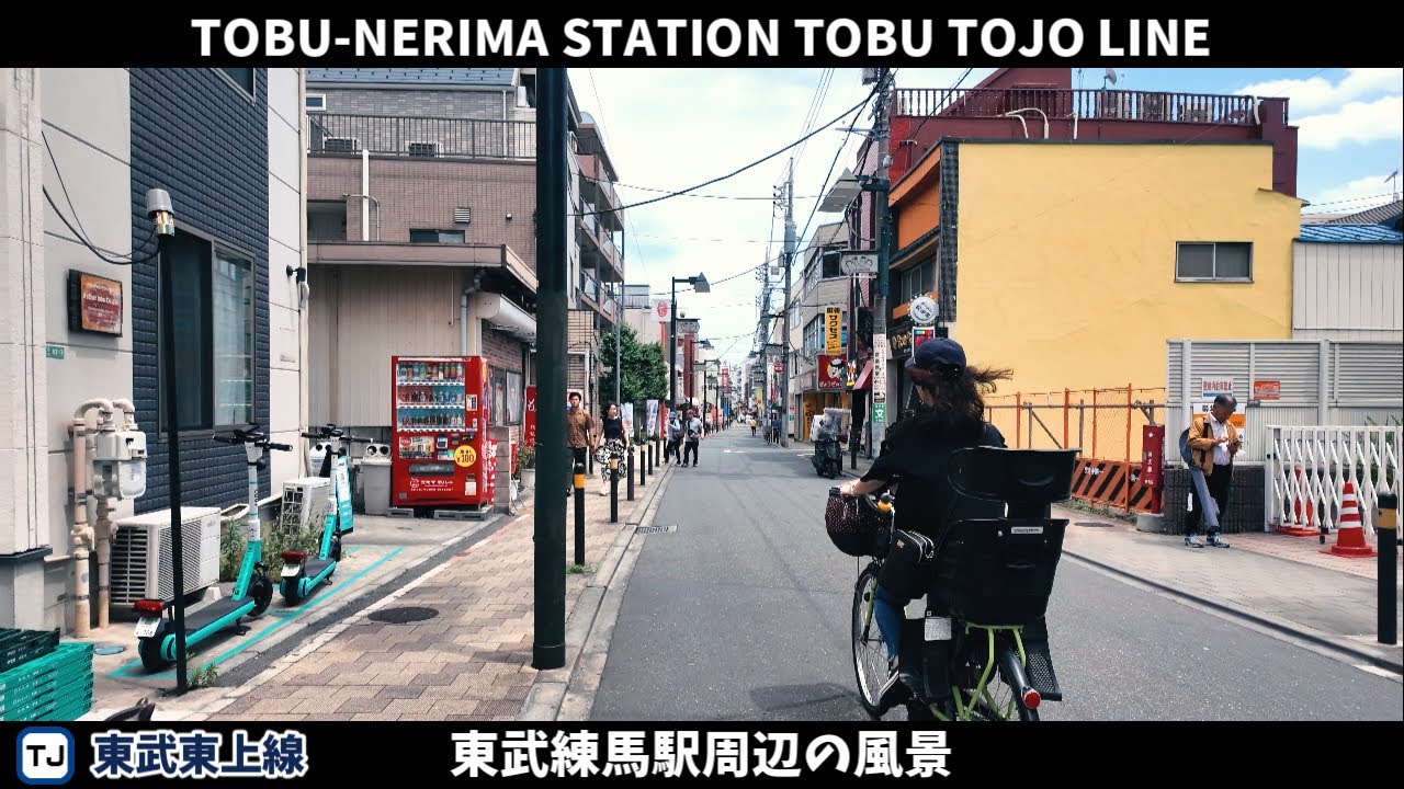 東武東上線 東武練馬駅周辺の風景2週目【4K60FPS】2024年5月 TOBU-NERIMA STATION TOBU TOJO LINE