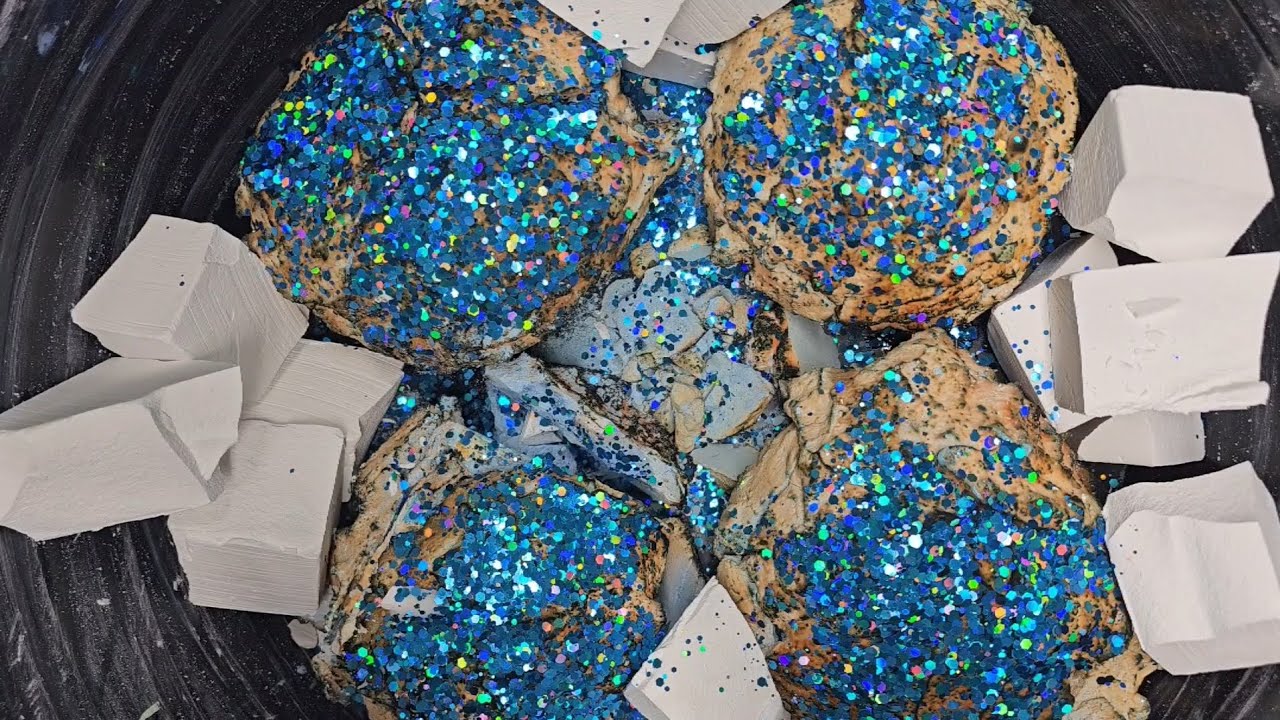 Super Crunchy Crispy Boulders + Plain Jane Chunks 🦚 Gym Chalk ASMR 🦚 Oddly Satisfying