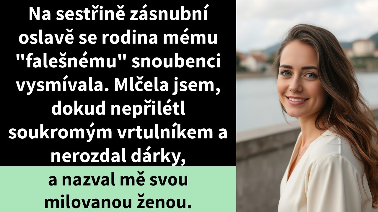 Na sestřině zásnubní oslavě se rodina mému 